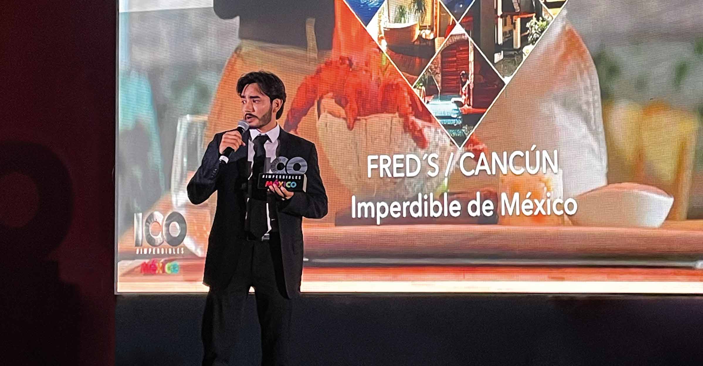 Fred’s is awarded and becomes one of the 100 Imperdibles México