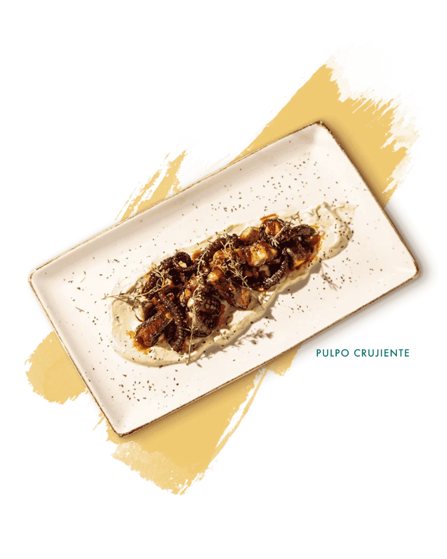 CRISPY GRILLED OCTOPUS